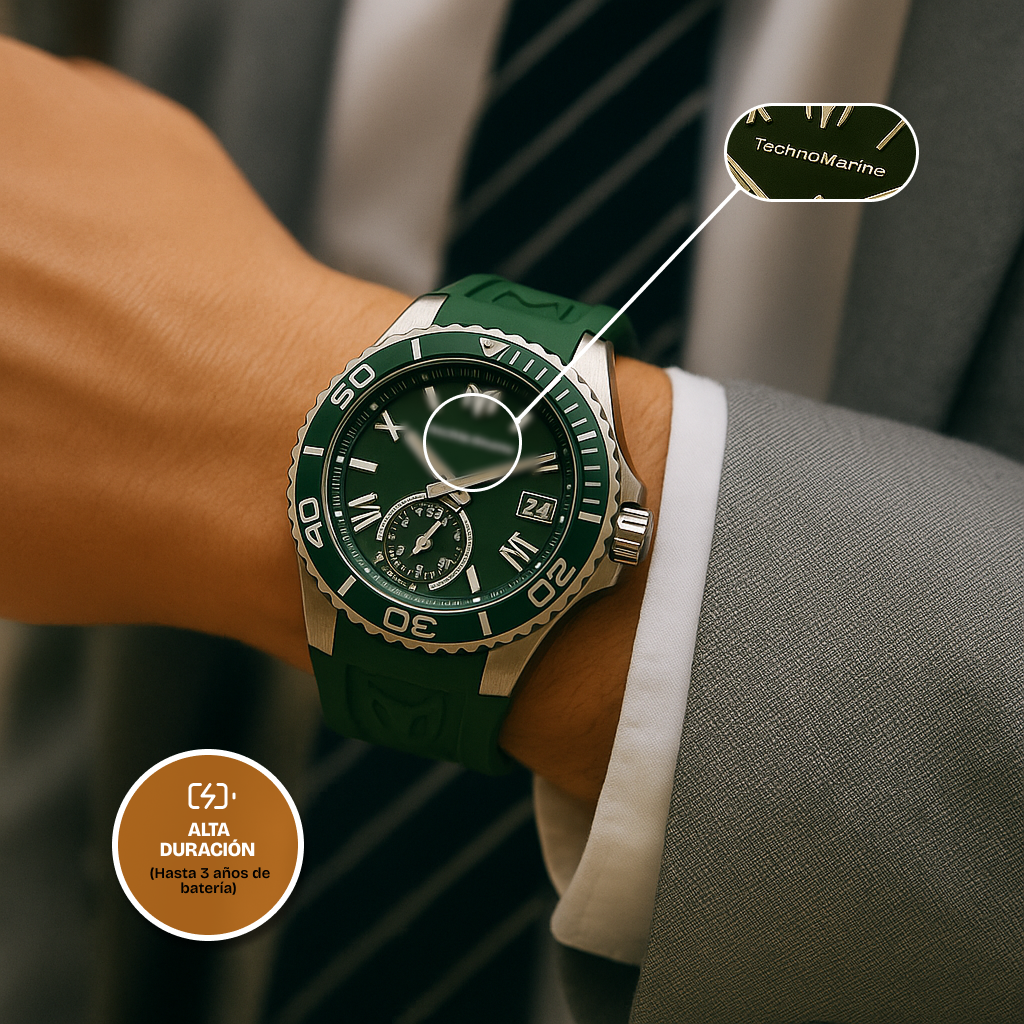 Reloj Technomarine importado.