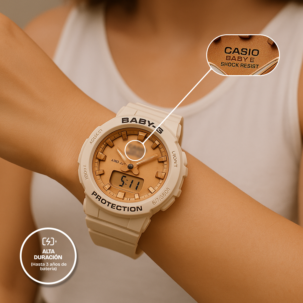 Reloj Casio Baby G importado.