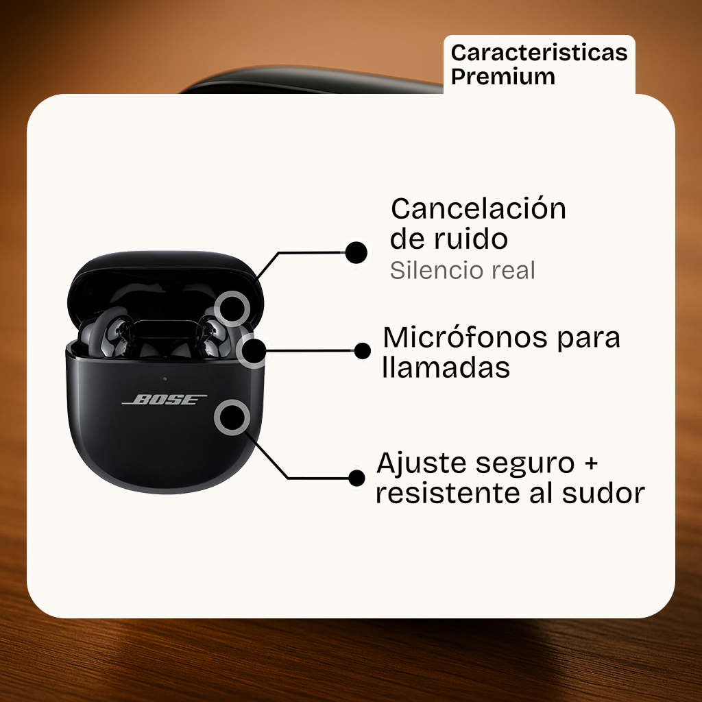 Audífonos Bose Quietcomfort Earbuds II