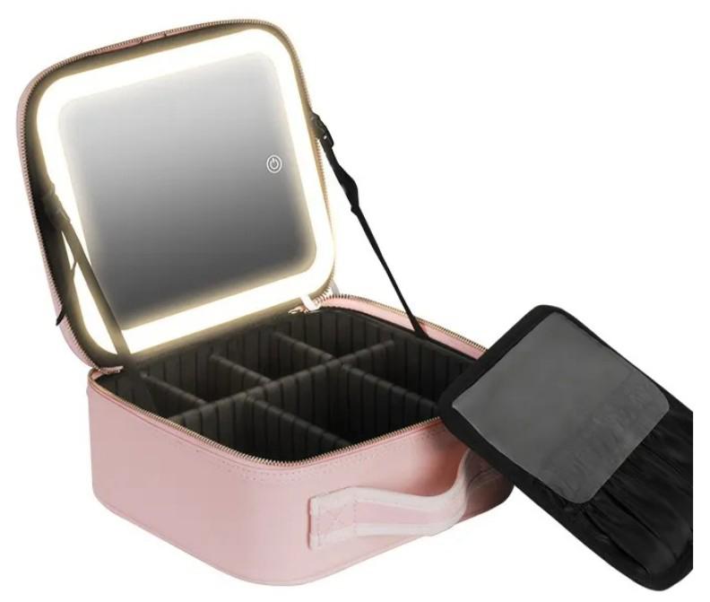 Cosmetiquera de Maquillaje Inteligente + Espejo LED