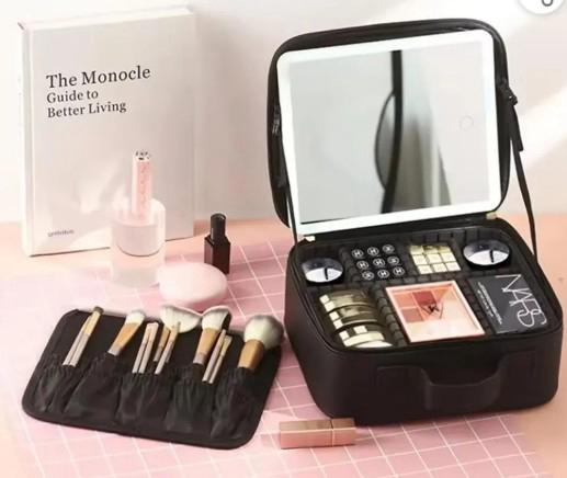 Cosmetiquera de Maquillaje Inteligente + Espejo LED