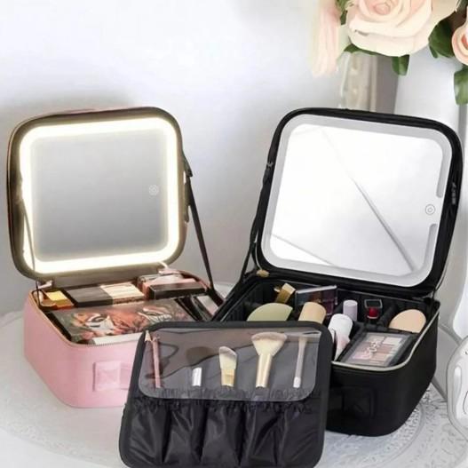 Cosmetiquera de Maquillaje Inteligente + Espejo LED