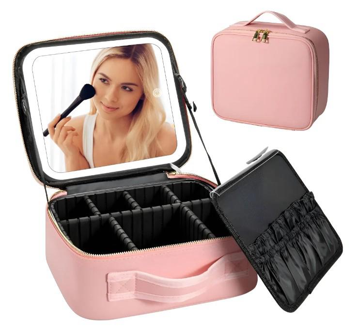 Cosmetiquera de Maquillaje Inteligente + Espejo LED